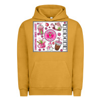 Pigment Peanut Butter christmas vibes coffee Urban Hoodie - MaliasSmallBusiness