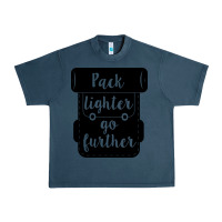 Midnight Navy pack lighter go further Urban Heavy Tee - Unal Design