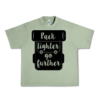 Oil Green pack lighter go further Urban Heavy Tee - Unal Design