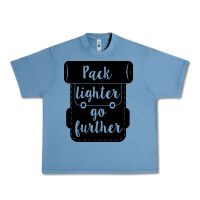 Pebble Blue pack lighter go further Urban Heavy Tee - Unal Design