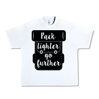 White pack lighter go further Urban Heavy Tee - Unal Design