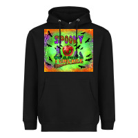 Black spooky teacher Heavyweight Hoodie - BundleAndBundleShop