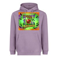 Lavender spooky teacher Heavyweight Hoodie - BundleAndBundleShop
