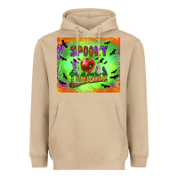 Mushroom spooky teacher Heavyweight Hoodie - BundleAndBundleShop
