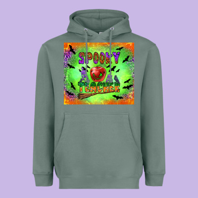 Spooky Teacher Heavyweight Hoodie Designed By Bundleandbundleshop