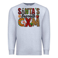 Heather Grey santa's favorite cxm Premium Sweatshirt - Jasminsmagicworld