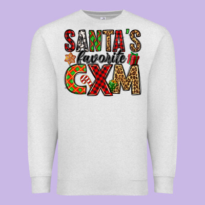 Santa's Favorite Cxm Premium Sweatshirt Designed By Jasminsmagicworld