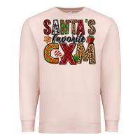 Pale Pink santa's favorite cxm Premium Sweatshirt - Jasminsmagicworld