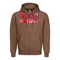 Chestnut kiss machine Zipper Hoodie - FaDigitalArtStudio
