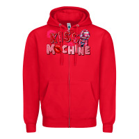 Red kiss machine Zipper Hoodie - FaDigitalArtStudio