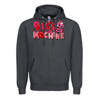 Smoke kiss machine Zipper Hoodie - FaDigitalArtStudio