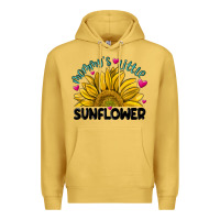 Antique Gold mommy' s little sunflower Premium Hoodie - MaliasSmallBusiness