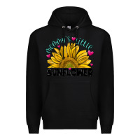Black mommy' s little sunflower Premium Hoodie - MaliasSmallBusiness