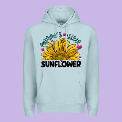 Mommy' S Little Sunflower Premium Hoodie Designed By Maliassmallbusiness