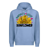 Colony Blue mommy' s little sunflower Premium Hoodie - MaliasSmallBusiness