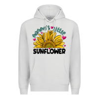 Dove Grey mommy' s little sunflower Premium Hoodie - MaliasSmallBusiness