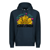 Navy mommy' s little sunflower Premium Hoodie - MaliasSmallBusiness