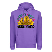 Purple mommy' s little sunflower Premium Hoodie - MaliasSmallBusiness