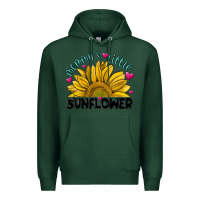 Sports Green mommy' s little sunflower Premium Hoodie - MaliasSmallBusiness