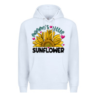 White mommy' s little sunflower Premium Hoodie - MaliasSmallBusiness