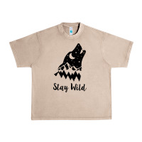 French Oak stay wild Urban Heavy Tee - Unal Design