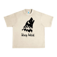 Sandshell stay wild Urban Heavy Tee - Unal Design