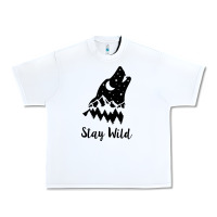 White stay wild Urban Heavy Tee - Unal Design