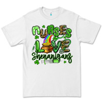 White nurses love shenanigans st patricks day Premium Tee - Artiststas