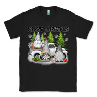 Black merry christmas gnomies Classic Tee - texasbilliewilder