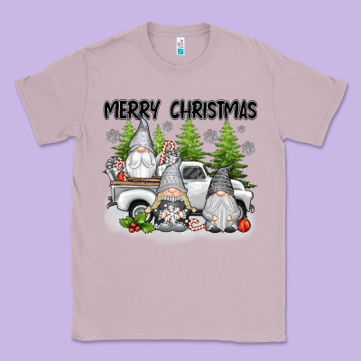 Merry Christmas Gnomies Classic Tee Designed By Texasbilliewilder