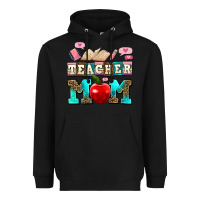 Black teacher mom Heavyweight Hoodie - AdoDesignShop