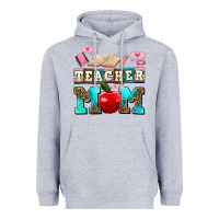 Heather Grey teacher mom Heavyweight Hoodie - AdoDesignShop