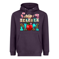 Plum teacher mom Heavyweight Hoodie - AdoDesignShop
