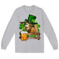 Moon Dust st. patrick's day goat and beer Long Sleeve Tee - RanaPortraitStore