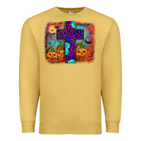 Halloween Cross Premium Sweatshirt | Teevron