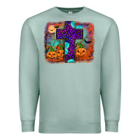Seafoam halloween cross Premium Sweatshirt - JahusDesignShop