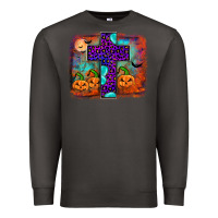 Smoke halloween cross Premium Sweatshirt - JahusDesignShop