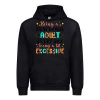 Black being a functional adult every day seems  a bit ex Urban Hoodie - MaliasSmallBusiness