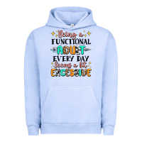 Pigment Grape Ice being a functional adult every day seems  a bit ex Urban Hoodie - MaliasSmallBusiness
