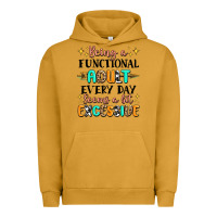 Pigment Peanut Butter being a functional adult every day seems  a bit ex Urban Hoodie - MaliasSmallBusiness