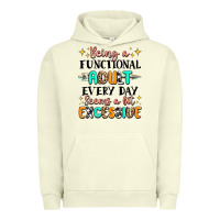 Pigment Pistachio being a functional adult every day seems  a bit ex Urban Hoodie - MaliasSmallBusiness