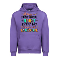 Tulip being a functional adult every day seems  a bit ex Urban Hoodie - MaliasSmallBusiness