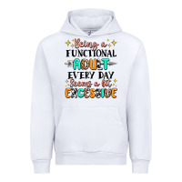 White being a functional adult every day seems  a bit ex Urban Hoodie - MaliasSmallBusiness