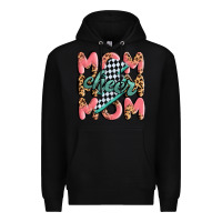 Black cheer mom Premium Hoodie - MaliasSmallBusiness