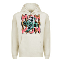 Oatmeal Heather cheer mom Premium Hoodie - MaliasSmallBusiness
