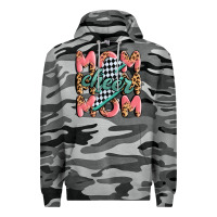 Slate Camo cheer mom Premium Hoodie - MaliasSmallBusiness
