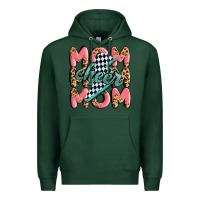 Sports Green cheer mom Premium Hoodie - MaliasSmallBusiness