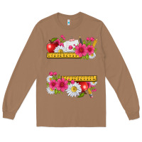 Toasted Coconut floral teacher Long Sleeve Tee - texasbilliewilder