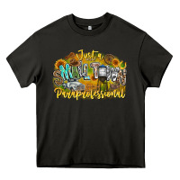 Asphalt just small town paraprofessional Heavy Core Tee - CowhideDigitalArt