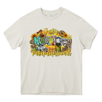 Cream just small town paraprofessional Heavy Core Tee - CowhideDigitalArt